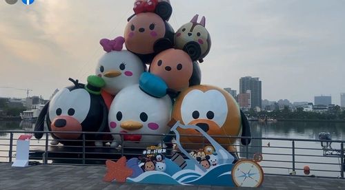 漏夜補好!台南「爆裂米奇」強勢回歸 民眾搶拍:可以來看了喔