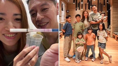 33歲網紅「林叨囝仔」6寶媽又懷孕了!結婚紀念日一發就中 4千人陪直播驗孕嗨翻