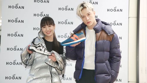HOGAN中性新潮鞋圈粉孫盛希　J.Sheon踩復古跑鞋參一腳「未來」