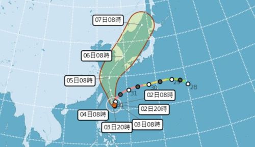 最強風王軒嵐諾還再重組、暴風圈擴大！鄭明典：風速很強
