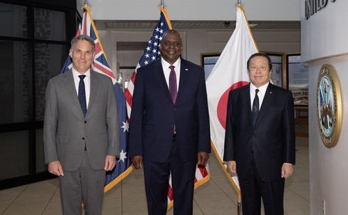 因應中國野心 美澳日防長矢言加強軍事合作