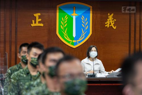 蔡英文感謝國軍支援救災　隨後驅車奔慈濟會晤證嚴