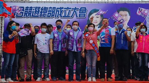 馬英九台南站台 左批蔡英文「會打仗誰敢生」!右打陳時中「防疫不力」