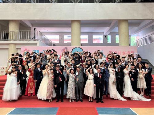 竹縣集團結婚!33對新人結連理 楊文科:太太大聲你就小聲