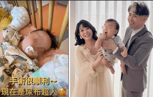 田亞霍兒「肺部多出1條血管」 剛滿周歲急送台大動手術