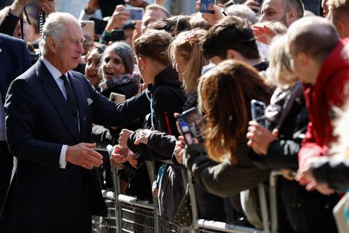 排隊瞻仰英女王　查理三世與威廉王儲驚喜現身！民眾熱情嗨翻