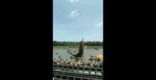 太刺激　巨型龍舟飆速甩尾　網嚇「是在玩香蕉船膩」