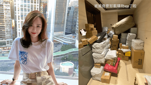 陳喬恩旅行期間瘋狂網購 一回家包裹堆成山!老公傻眼威脅刪App
