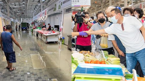 市場花一億改建、開幕12天大淹水! 他開轟侯友宜「大破功」