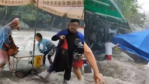 颱風天還揪大豹溪烤肉! 打臉紅十字會水安隊「不是主辦」截圖曝光