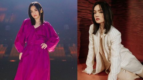 徐佳瑩藏孕肚驚喜直播自彈自唱 自備螢光棒曝「老公不在家」