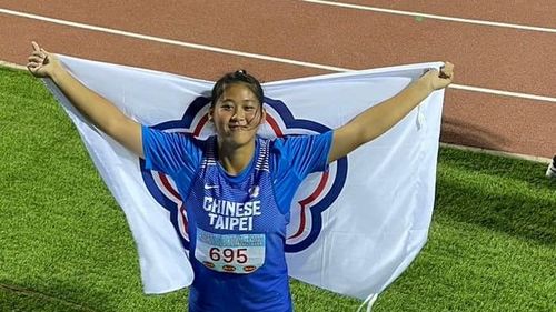 江靜緣U18亞青田徑賽女子鉛球破全國 拿到台灣隊第6金!