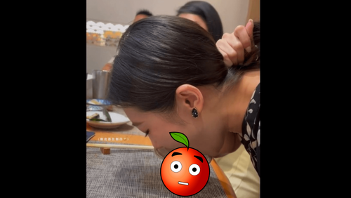 姊姊有練過!抓髮一口含下「這個」 網友喊娶了「男友幸福滿分」