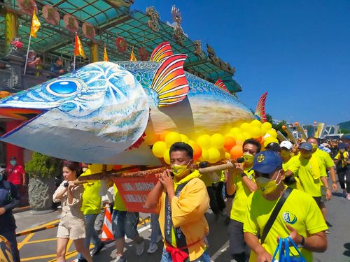 南方澳年度盛事「2022鯖魚祭」 4米巨型旗魚裝置藝術震撼全場