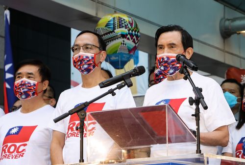 國民黨雙十辦升旗　轟綠營刺激對岸「賣亡國感」