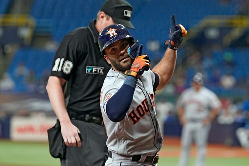 奧圖維首局首打席開轟 太空人6年來第5次分區封王