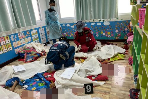 泰離職警血洗托兒所增至38死 揮刀刺死熟睡幼童