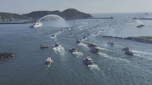 聲勢浩大!蘭陽媽祖文化節百船遶境 林姿妙同行出海祈福