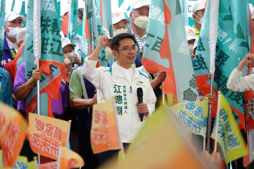 藍營鬧場要他道歉退選　江聰淵競辦：林姿妙四大罪狀難道不該說清楚？