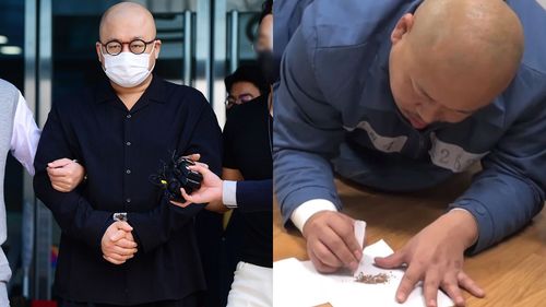 韓星吸毒遭押被起底3次前科還找傳播妹 上節目熟練捲紙畫面瘋傳