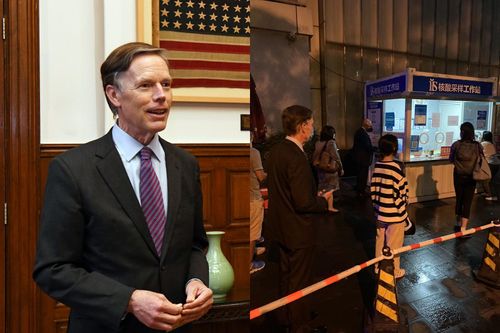 美國大使po在上海排隊照片　中外網友各自解讀