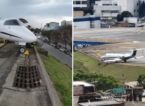 小飛機降落衝出跑道 巴西機場數百航班受影響