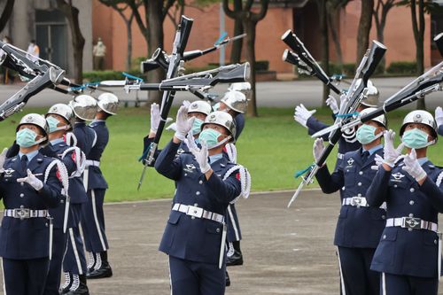 國慶倒數5天! 三軍樂儀隊預演英姿搶先看