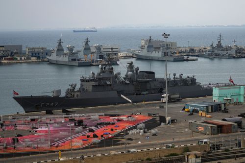 土耳其軍艦停泊以色列 時隔逾十年首見