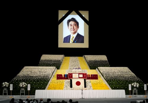 安倍晉三國葬武道館舉行　台灣弔唁團出席