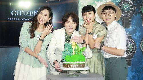 旺福自信敲響金鐘　為CITIZEN獻精品處女秀！開心脫口「漏點」