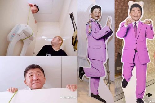 陳時中粉紅裝、馬桶文宣搞KUSO 網友:人設大崩壞