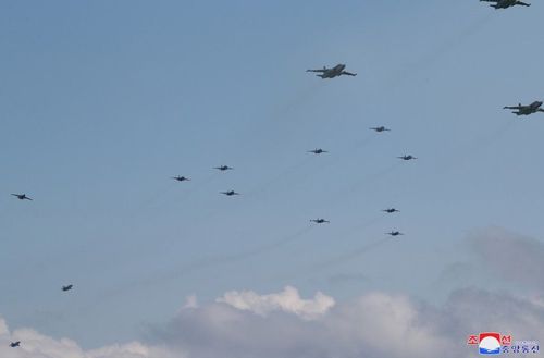 史上首次！北韓一舉出動150架戰機示威　南韓F-35A升空戒備