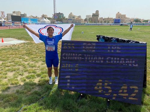 亞青少田徑賽 「神力女超人」江靜緣鐵餅最後一擲破個人最佳摘金