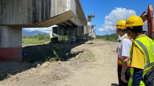 918強震|新秀姑巒溪橋大樑位移1公尺 台鐵:力拚春節前慢行通車