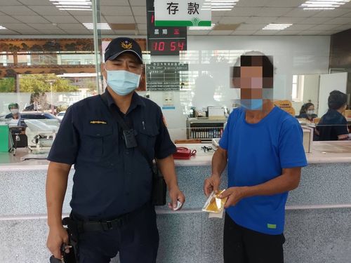 買房定金匯「個人戶」有詐　台中機警行員幫6旬翁保住50萬老本