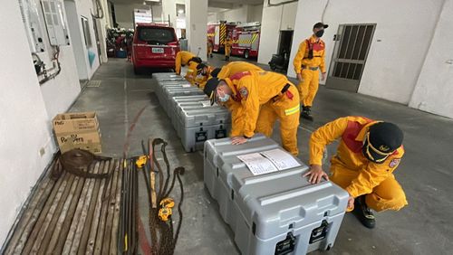 6.8強震|花蓮玉里房屋倒塌 基隆特搜馳援救災