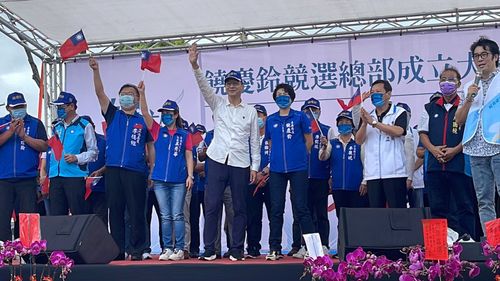 饒慶鈴競總成立拚連任　朱立倫：讓女性同理、體貼繼續為民服務