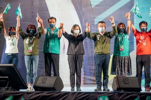 1個月來3次!蔡英文豐原合體蔡其昌 痛批台中治安、空污惡化