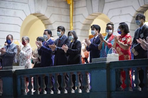 48國外賓昨晚齊聚台北賓館 慶祝中華民國生日