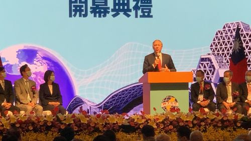 龐皮歐與蔡英文同框「區域唯一威脅者正是中國共產黨」