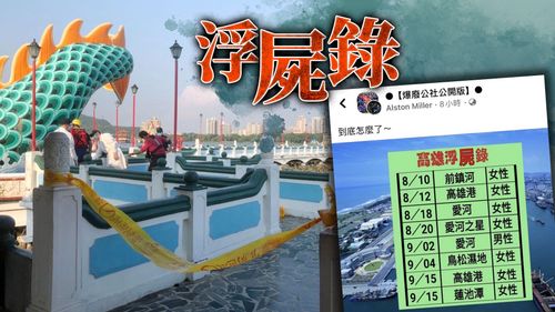 驚見全裸水流屍!高雄37天漂8屍 駭人「浮屍錄」瘋傳:到底怎麼了