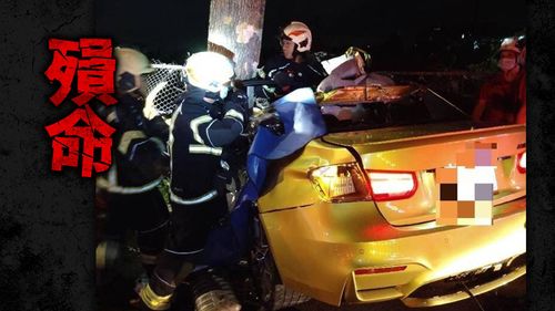 試駕奪2命|BMW M3天雨狂飆撞路樹 駕駛父親質疑「暴衝」導致意外