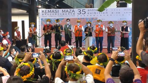 蘇貞昌到屏東固票 原民文化園區35歲「是3500年文化」