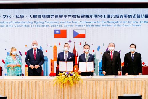 台捷簽署六項合作備忘錄 奠定雙邊關係新里程碑