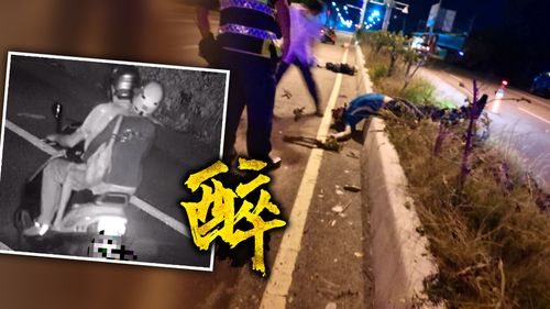 酒測值爆了！苗栗男女機車雙載　直路自撞1死1傷