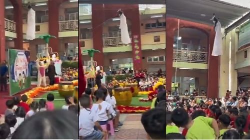 活動表演「嫦娥下凡」超不凡 全網驚呼:中秋變中元?