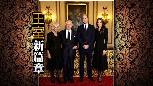 白金漢宮發布英王查理三世家庭照 王儲夫婦入鏡、不見哈利梅根