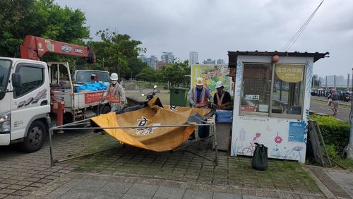 中台轩岚诺逐渐进逼 新北河滨公园预防性撤离