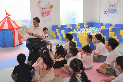 楊文科競選總部打造童趣風格 首場親子活動「嗨玩木箱鼓」周末登場