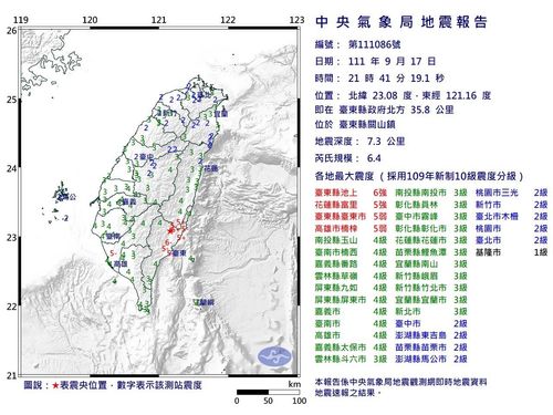 這次6.4強震「很奇怪」!有未知構造 氣象局:不排除2天內有規模5以上餘震
